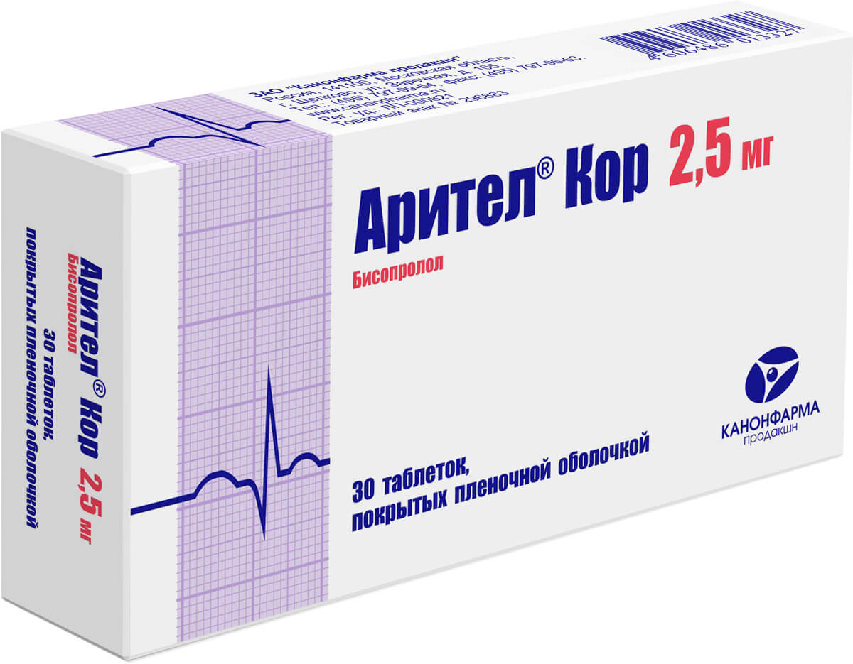 Арител кор: инструкция по применению таблеток